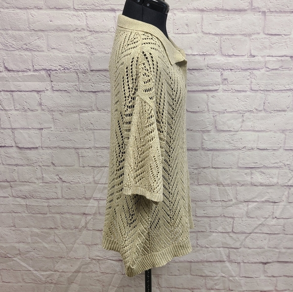 Boohoo Women's V-Neck Sweater in Cream - Picture 4 of 9